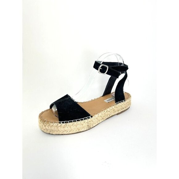 Steve Madden Suede Upper Flat Espadrilles Size 7.5 - Picture 4 of 10